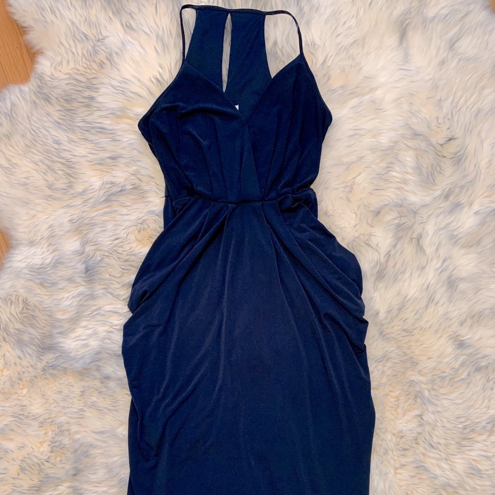 Navy blue dress